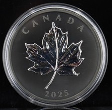 2025 1oz Canada Elegant Maple .9999 Silver Coin in OGP