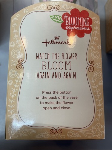 Zwei Hallmark Blooming Expressions batteriebetrieben Blume öffnet und schließt - Bild 3 von 8