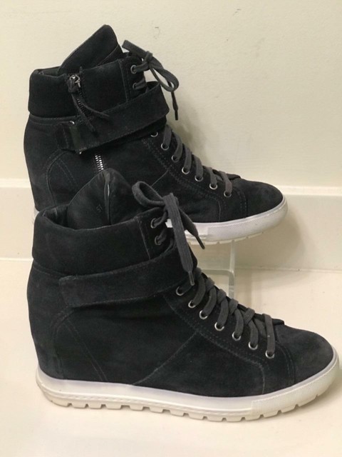 esprit high top trainers