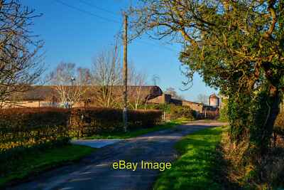 Photo 6x4 Compton Greenfield : Track Looking along a track to Elm Tree Fa c2022