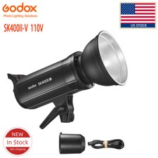 US Godox SK400II-V 400Ws 5600K Studio Strobe Flash Monolight LED Modeling Lamp