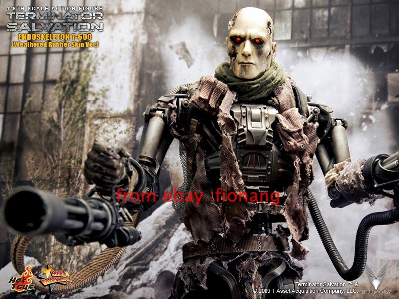 HT HotToys 1:6 The Terminator 4 T-600 Endoskeleton Leather Face