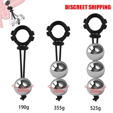 6 Size Penis Extender Enlarger Weight ALL Day Wearing Male Ball Stretcher Weight