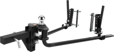 Weight Distribution Hitch Kit 1500 lbs w/ Sway Control & 2'' Shank, Black