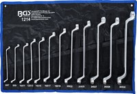Bgs 1214 Doppel RingschlüSsel Satz GekröPft Sw 6 X 7 - 30 X 32 Mm 12-Tlg. Neu