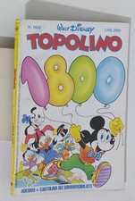 66748 TOPOLINO libretto n. 1800 - Disney 1990