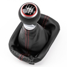 6 VITESSES POMMEAU LEVIER DE VITESSE ROUGE SOUFFLET pour SEAT LEON 1 TOLEDO 2 II