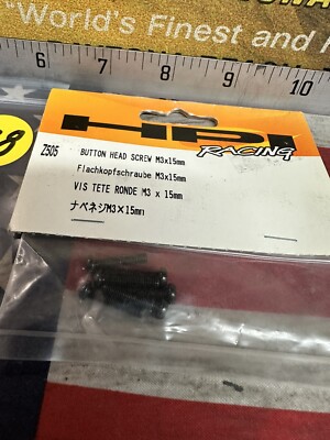 HPI RACING Z505 Button Head Screws M3 X 15mm X 6pc. | eBay