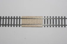 Ho scale wood Railroad Grade crossing single lane.  4 per set