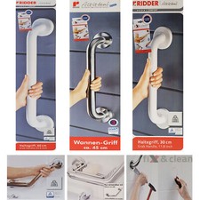 Ridder Haltegriff Badewannengriff Ablagekorb Kleber Wannengriff Edelstahl Alu