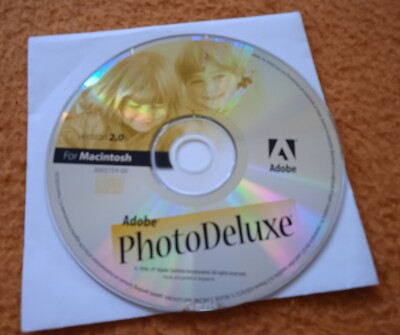 ADOBE PhotoDeluxe 2.0 & photosuite.se 1.1 & Photovista 1.0 für Macintosh auf CD