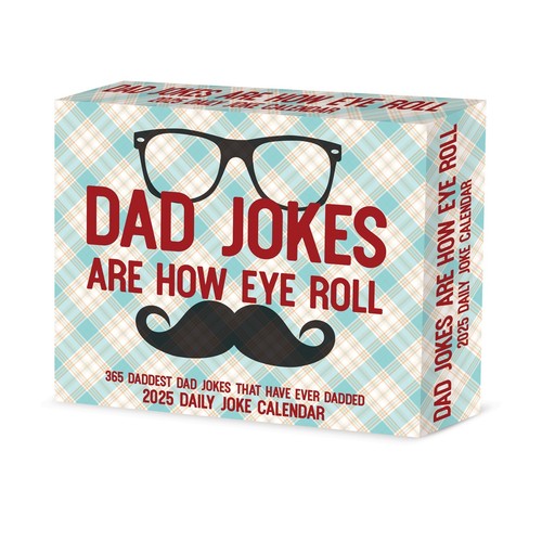 Dad Jokes Are How Eye Roll 2025 Box Calendar Daily Humor Desktop eBay