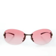 Large Pink Oval Vintage Sunglasses - Eugena