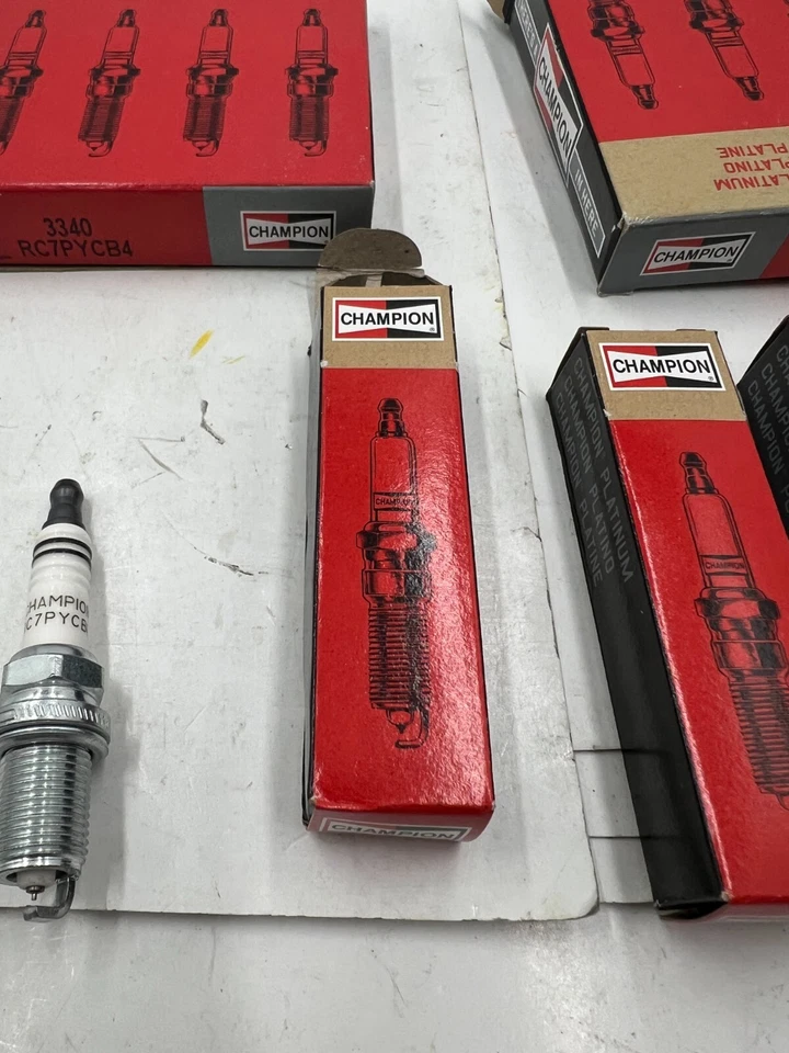 (QTY 8) Champion Platinum Spark Plug 3340 RC7PYCB4 for 2009 Honda S2000 - Image 4 of 4