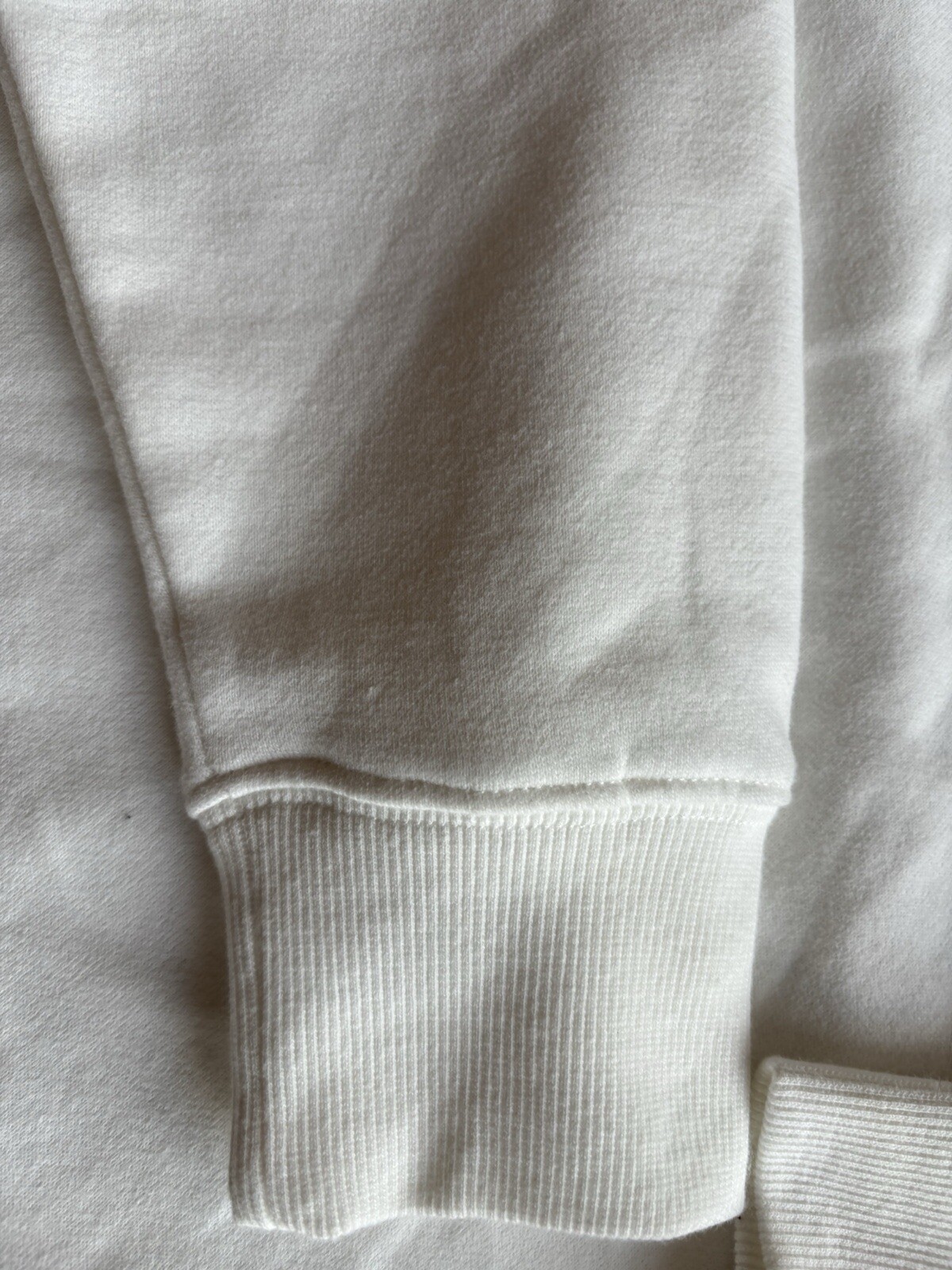 FILA Crooks & Castles Death Row Records Fleece Crew Shirt Snoop Dogg Ivory XS Nuova con etichette!