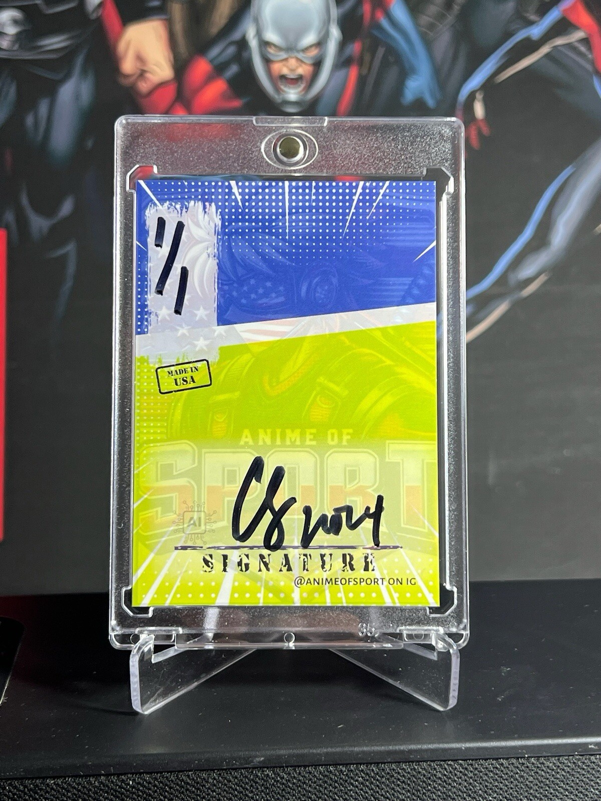 Caitlin Clark 2024 Anime of Sport Swag Cartoon TriColor Prism