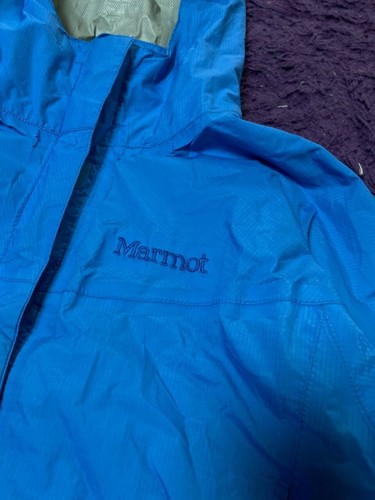 Mens M Marmot waterproof Faded Blue jacket windbreaker - Picture 5 of 24