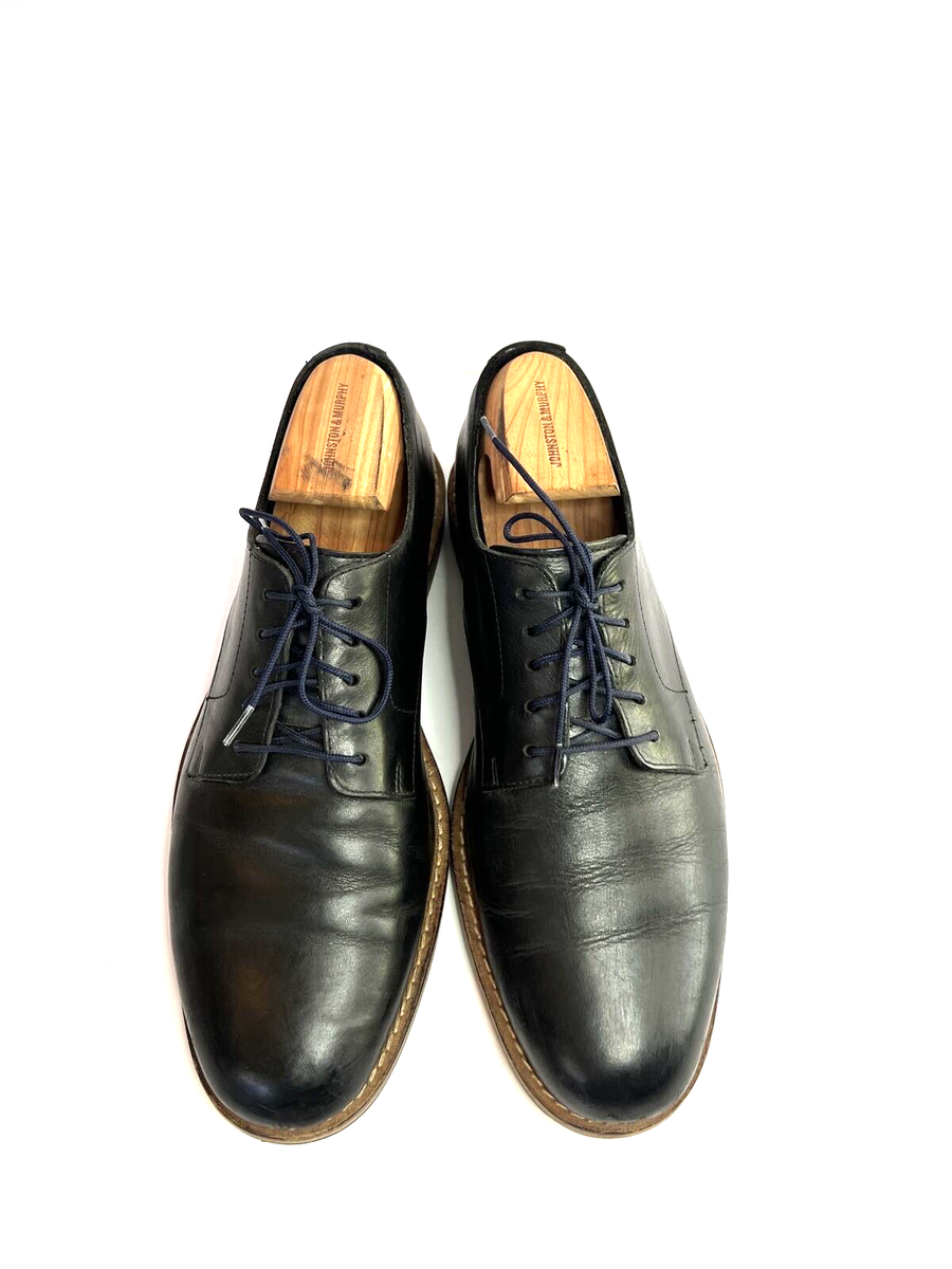 Cole Haan Black Leather Oxford Shoes Men Size 9.5 M Made In  display picture 1