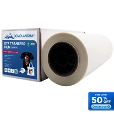 23.6 x 328ft DTF Transfer Pet Film Roll Double Sided Warm Peel for 24in Printer