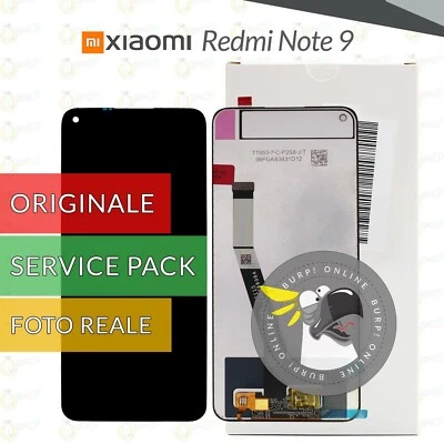 DISPLAY ORIGINALE XIAOMI REDMI NOTE 9 M2003J15SG SERVICE PACK VETRO LCD SCHERMO