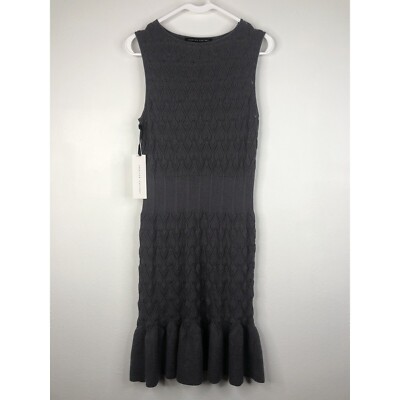 pink knit midi dress Self-portrait Midi Dress With Peplum and beading