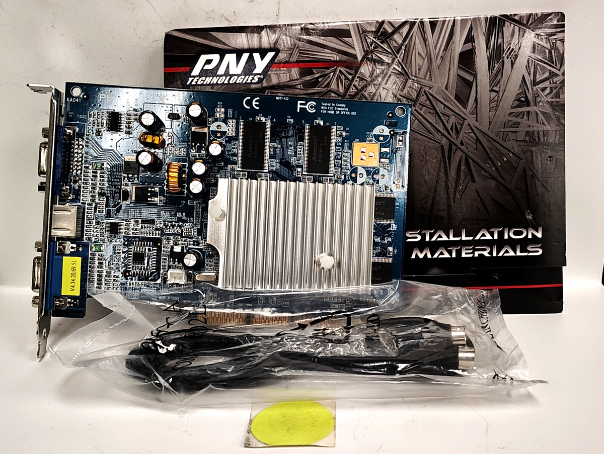 PNY VERTO GEFORCE FX 5200 APG 8X GRAPHICS CARD VCGFX522APB