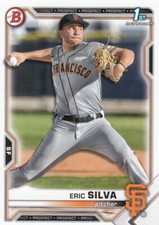 ERIC SILVA BOWMAN DRAFT 1ST ROOKIE CARD RC SAN FRANCISCO GIANTS #BD-162 2021 21