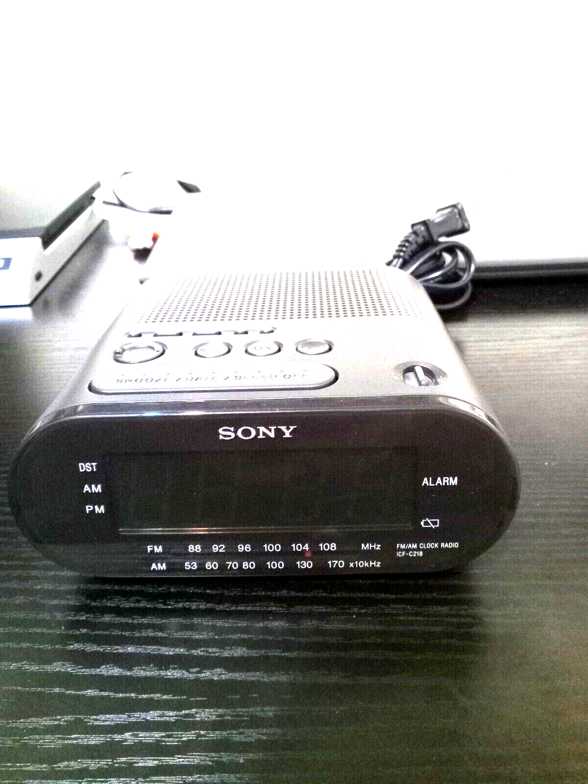 Sony Dream Machine ICFC218 Black AM FM Digital Alarm Clock Radio eBay