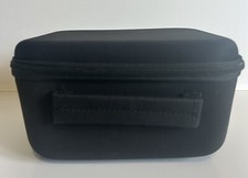 Hard Travel Storage Case, Rectangular, Black And Gray