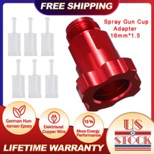 External Mps Spray Gun Cup Adapter M161.5mm For Devilbiss Gti Gfg Finishline