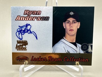 RYAN ANDERSON 2000 Bowman's Best Locker Room Collection AUTOGRAPH #LRCA16