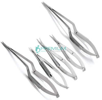 Castroviejo Curved Scissors Sharp/Sharp 4.5 Micro Surgery Premium Castroviejo Curved Scissors Sharp/Sharp 4.5 Micro Surgery Premium