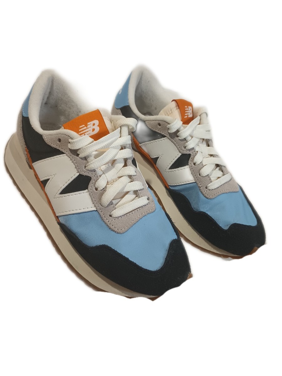 New Balance 237 Blue/White/Rust Suede Sneaker MS237EB New Balance 237 Tabac Navy Men main image 3
