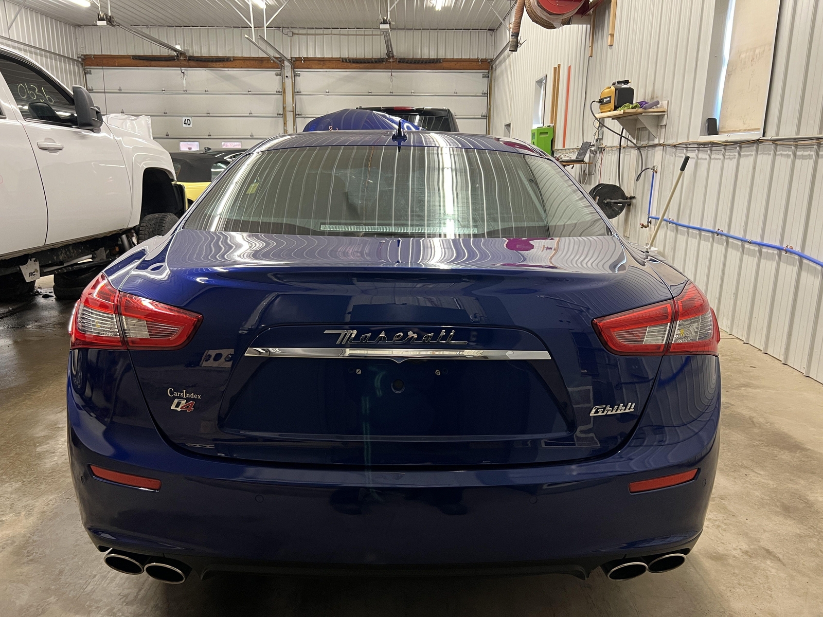 2014-2023 MASERATI GHIBLI TRUNK LID PAINT CODE 406C BLUE EMOZIONE