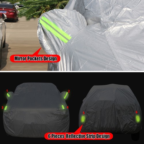 6 Layer Full Car Cover for Mini Hatch Cooper R50 R53 R56 F55 F56 (No AT Pocket) - Picture 7 of 14