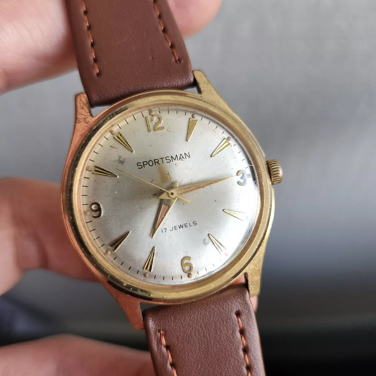 Vintage Sportsman Men s manual winding watch M 112 17Jewels 1960s