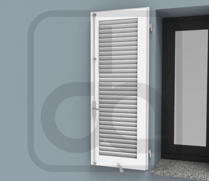 MANIGLIA CREMONESE INOX 316 MEZZO GIRO ASTE Ø 8 CHIUSURA PERSIANA PORTA FINESTRA - Immagine 3 di 4