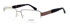 Calabria Optical Designer Blue Light Blocking Glasses Big&Tall Style 11 in Brown