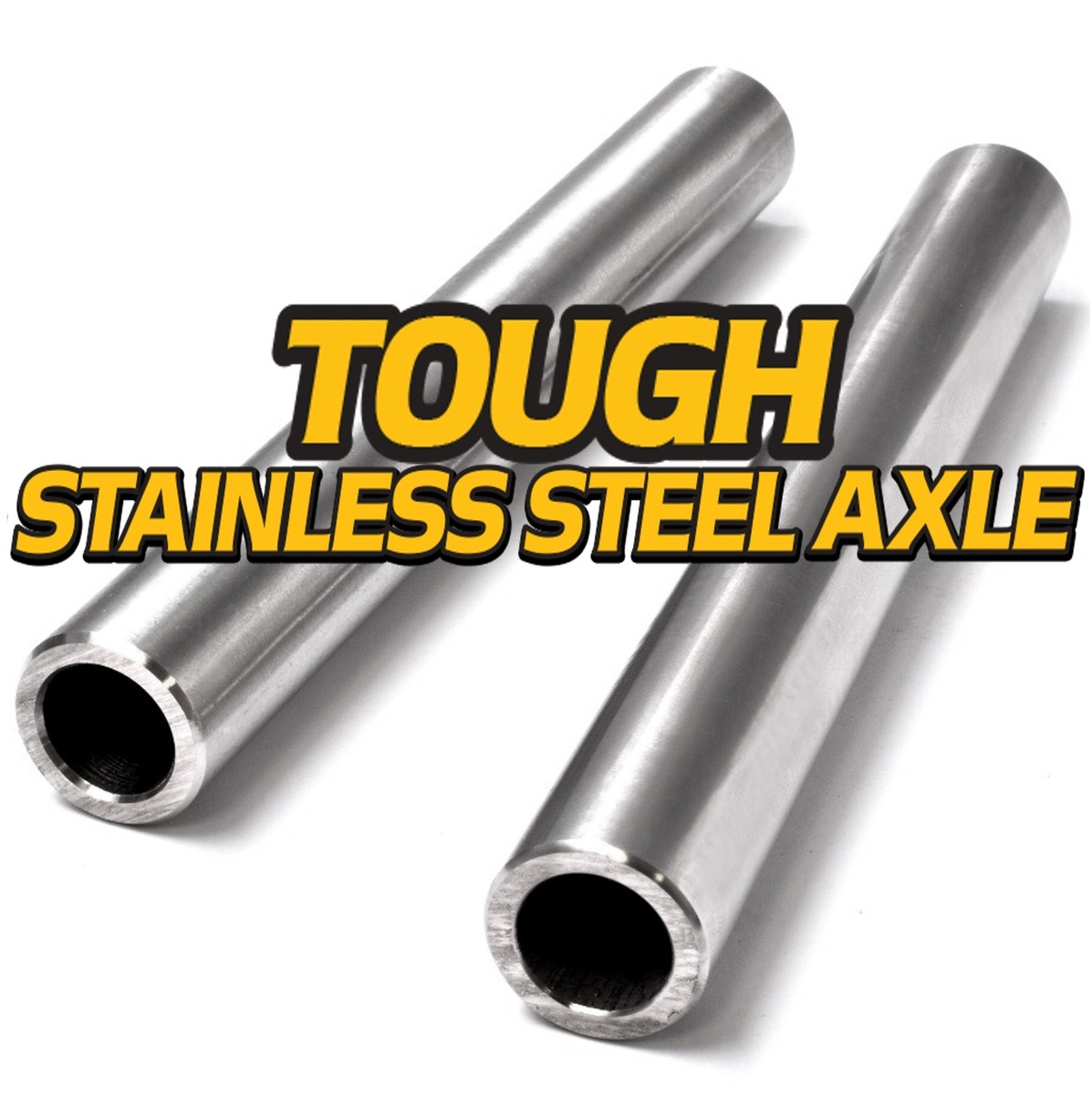 2 Kits) Stainless Steel Axle & Bearings fits Gravely ZT 34