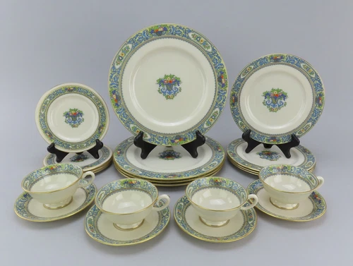 Lovely 20 Piece Set Lenox Autumn Excellent 5-Piece Place Setting Service For 4 