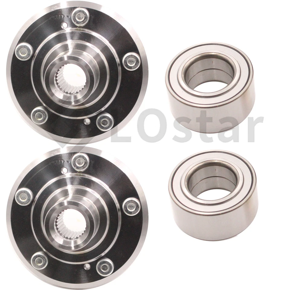 Front Pair Wheel Hub & Bearing Set HONDA PILOT 2003-2004 / ACURA MDX 2001-2002 Foto 3 de 4