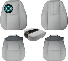 Driver  Passenger Bottom Top Seat Cover Fits for Chevy Tahoe GMC Sierra 2007...