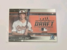 2022 BOWMAN CHROME JACKSON HOLLIDAY DRAFT NIGHT RC