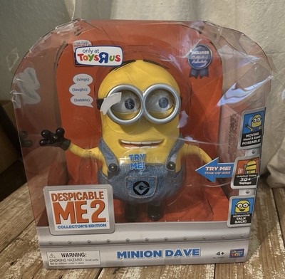 Despicable Me 2 Interactive Talking Minion Dave 9  ToysRUs Exclusive Doll