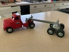 Vintage Tonka Log Carrier Truck And Trailer Mid 1950s