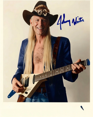 #ad #ad Johnny Winter Group Publicity Photo early years Autographed 8x10 $8.99