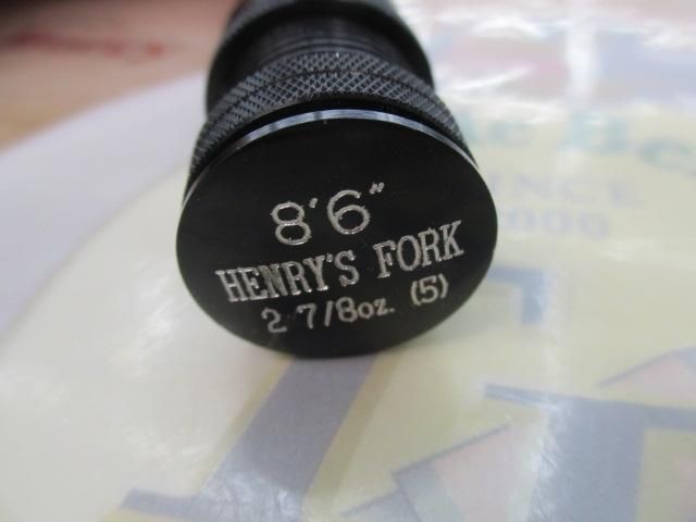 Orvis Superfine Henleys Fork 865 FULL5.0 Grey Blank Fly Rod Used