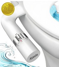 Atzeste Ultra-Slim Bidet, Non-Electric Dual Nozzle Feminine Wash Sprayer Fresh