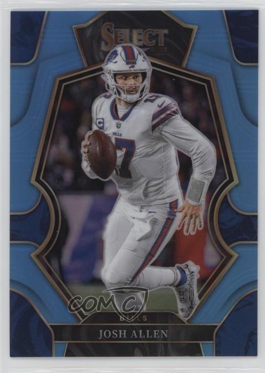 2022 Panini Select Premier Level Light Blue Prizm 5/99 Josh Allen #111 4u0