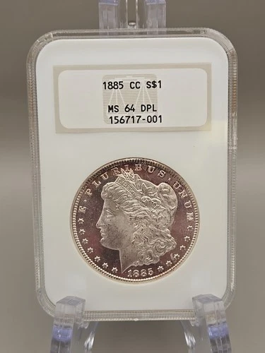 1885-CC Morgan Silver Dollar $1 NGC MS64 DPL